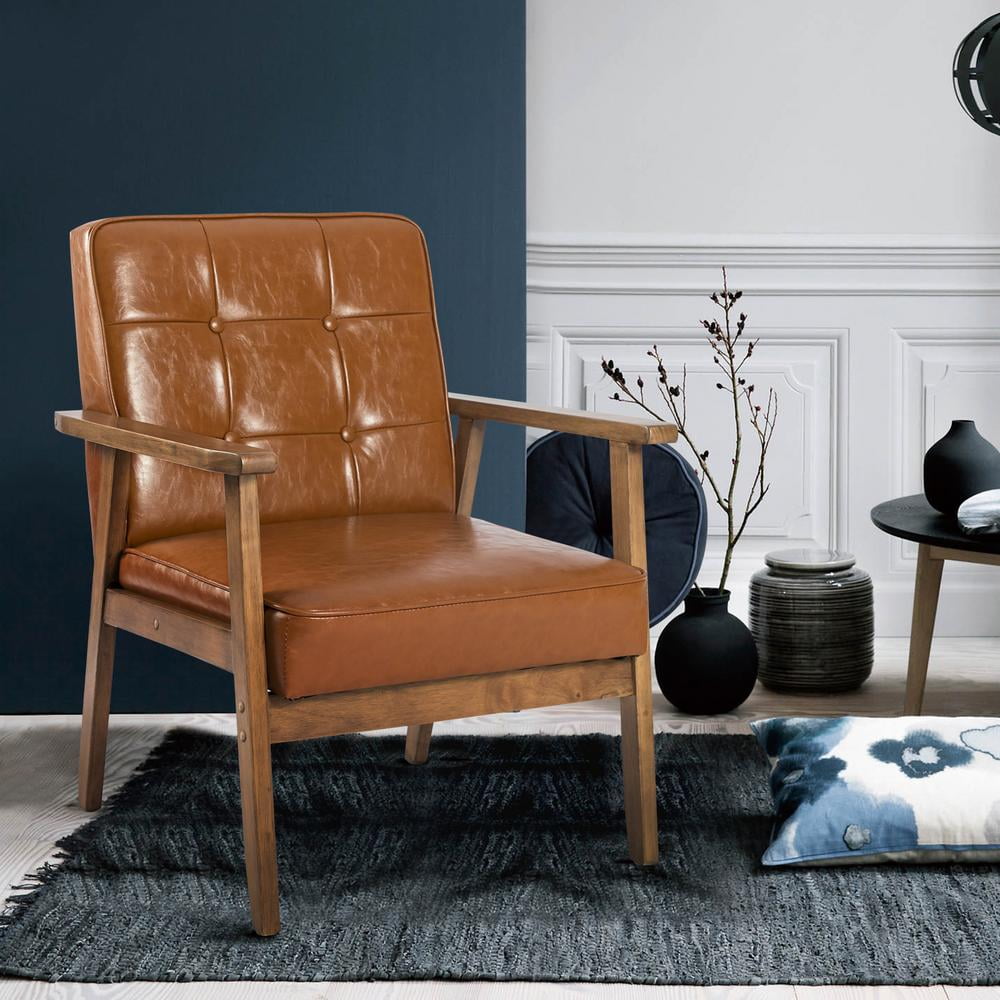 Small brown armchair online