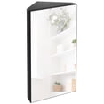 thumbnail image 1 of Eclife 24" Corner Medicine Cabinet with Mirror, Space-Saving, 1 Door, Triple Shelf, 1 of 9