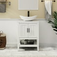 thumbnail image 1 of Eclife 24" Freestanding Bathroom Vanity Set with Vessel Sink, without Mirror, 1 of 8
