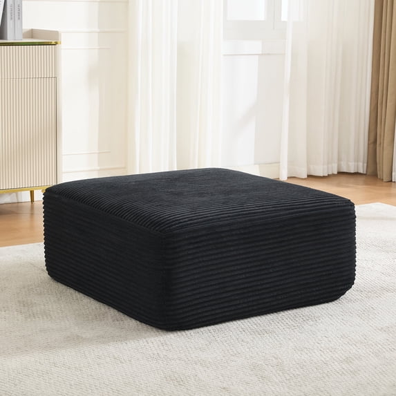 Okeysen Modular Corduroy Accent Chair, Single Seat Upholstered Sofa with Ergonomic Support, No Assembly
