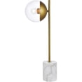 thumbnail image 1 of Eclipse 1 Light Table Lamp with Clear Glass, Brass, 1 of 1