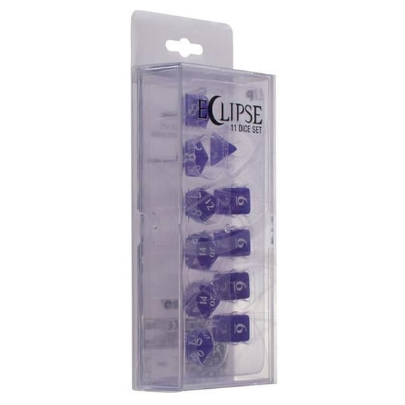 Eclipse 11 Dice Set, Royal Purple