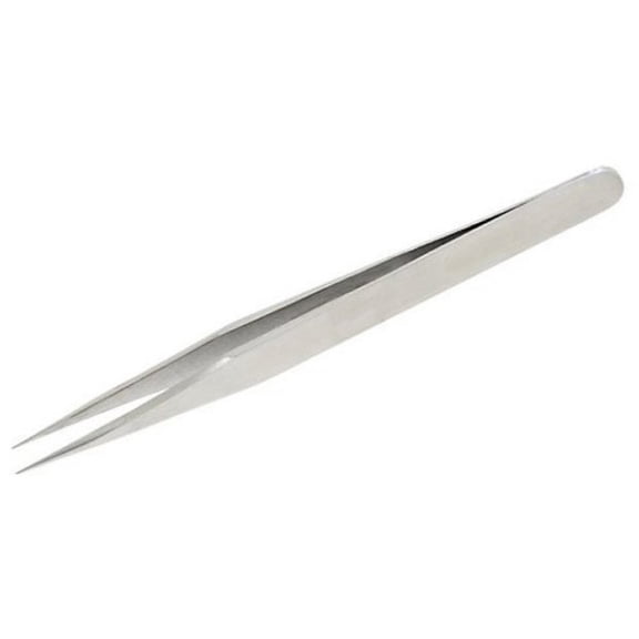 Straight Tip Sharp Point Precision Tweezers for Electronics and SMT Work