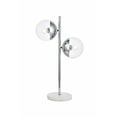 thumbnail image 1 of Eclipse 2 Lights Chrome Table Lamp With Clear Glass, 1 of 3