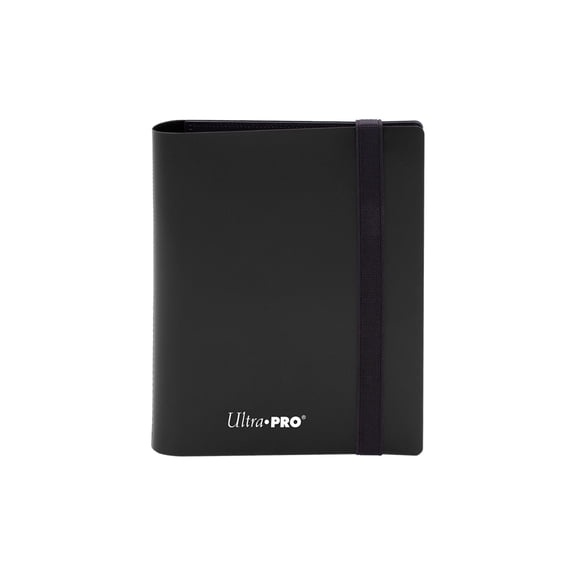 Ultra Pro ULP15364 2 Pocket Pro Eclipse Binder, Jet Black