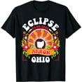 thumbnail image 1 of Eclipse 2024 Akron Ohio Total Solar Eclipse T-Shirt, 1 of 5