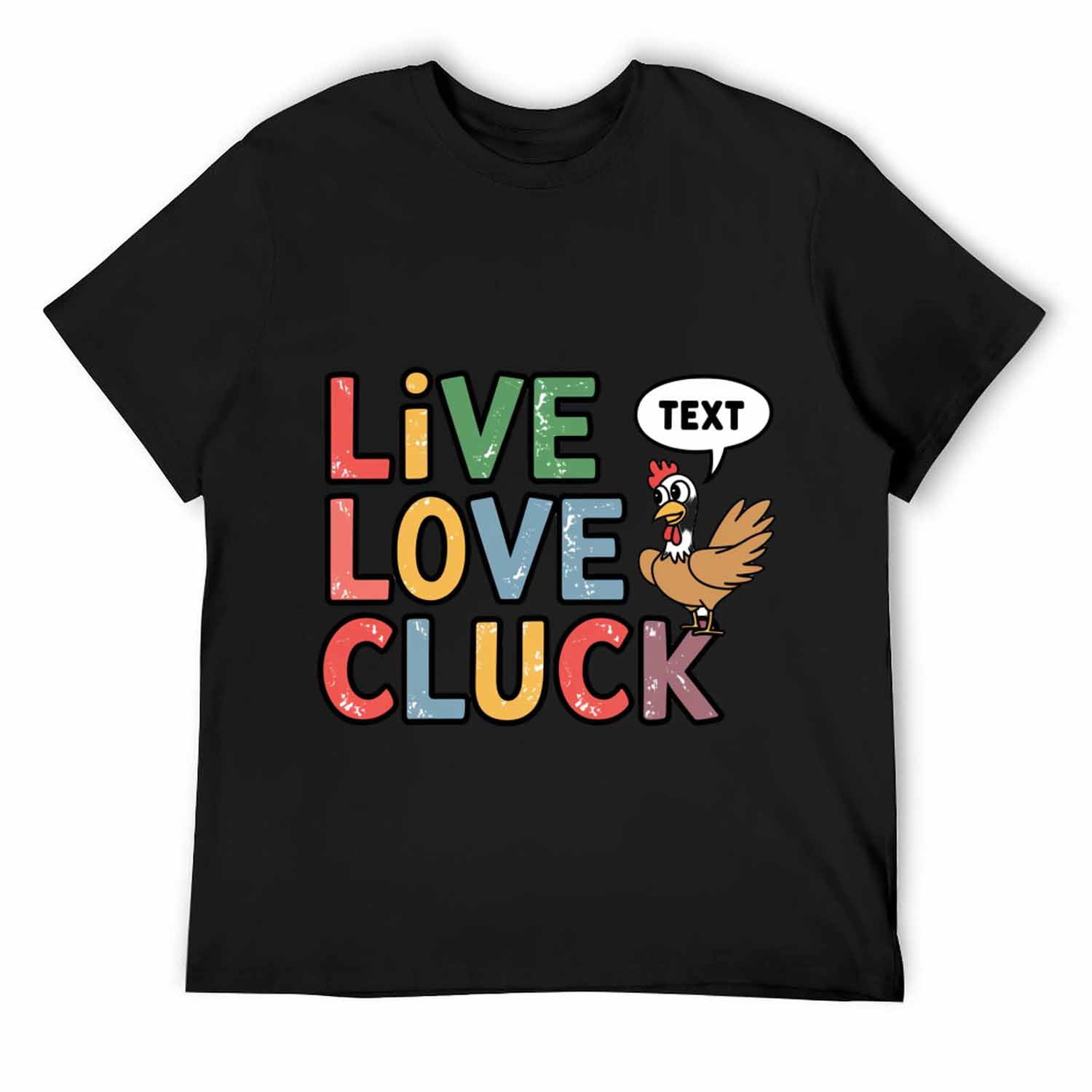 Eclipse 2025 Live Love Cluckt shirt design chicken Total Solar Eclipse