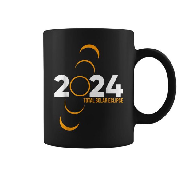 Eclipse 2024 Total Solar Eclipse Astronomy Moon Sun Coffee Mugs