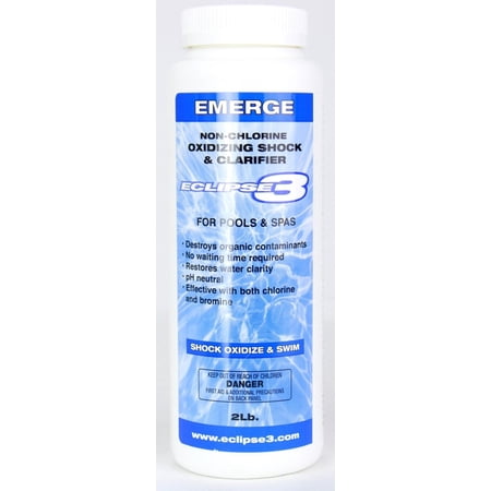 Eclipse 3 Emerge 2 lb Chlorine-Free Oxidizing Swimming Pool Shock & Clarifier 4 Pack