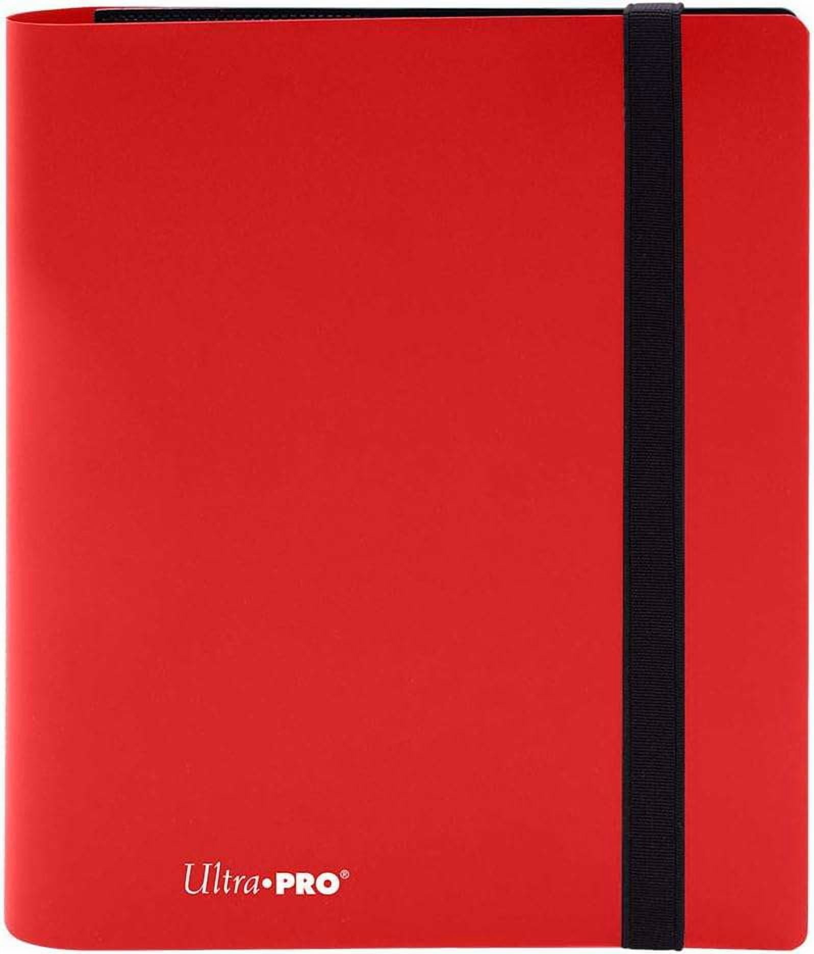 Card Supplies Pro-Binder Apple Red 4-Pocket Binder