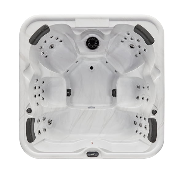 Eclipse 6 Person 51 Jet Hot Tub with Bluetooth, LED Lighting and Ozone