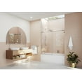 thumbnail image 1 of Eclipse 60 in. x 60 in. Fully Frameless Glass Bath Sliders, 1 of 7