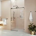 thumbnail image 1 of Eclipse 64 in. x 78 in. Fully Frameless Glass Sliding Shower Doors, 1 of 10