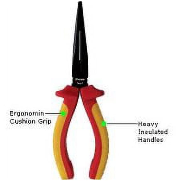 Eclipse 902-207 1000V Insulated Long-nosed Pliers 7-3/4in