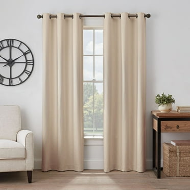 Eclipse Absolute Zero Gabriella 100% Blackout 40 x 63 Curtain Panel in Linen