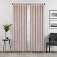 thumbnail image 1 of Eclipse Absolute Zero Harper Absolute Zero 100% Blackout 50 x 108 Curtain Panel in Blush, 1 of 3