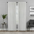 thumbnail image 1 of Eclipse Absolute Zero Harper Absolute Zero 100% Blackout 50 x 108 Curtain Panel in Snow, 1 of 3