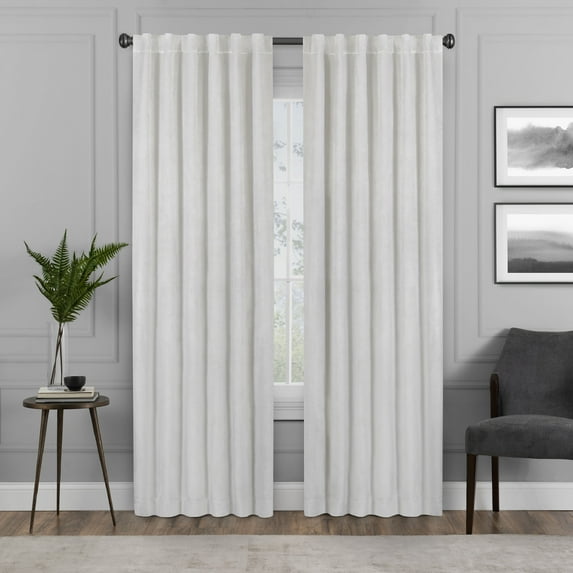 Eclipse Absolute Zero Harper Absolute Zero 100% Blackout 50 x 108 Curtain Panel in Snow