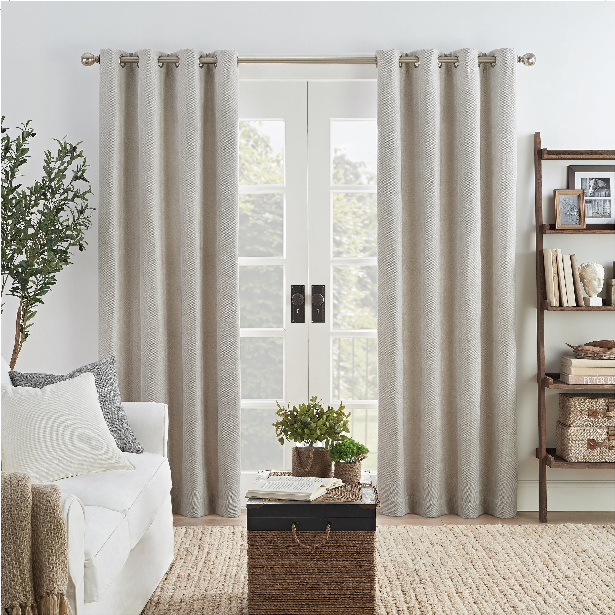 Eclipse Allure Draft Stopper, 100 Blackout Grommet Top Curtain Panel