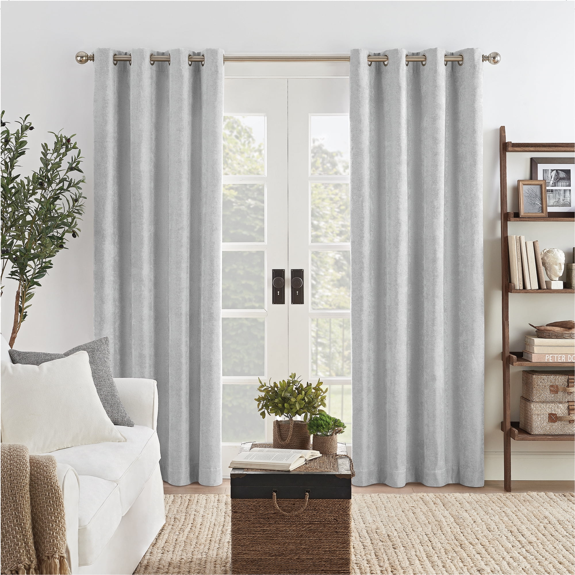 Eclipse Allure Draft Stopper, 100 Blackout Grommet Top Curtain Panel