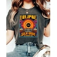 Eclipse April 8Th, 2024 Retro Solar Groove Colors TShirt, Front And