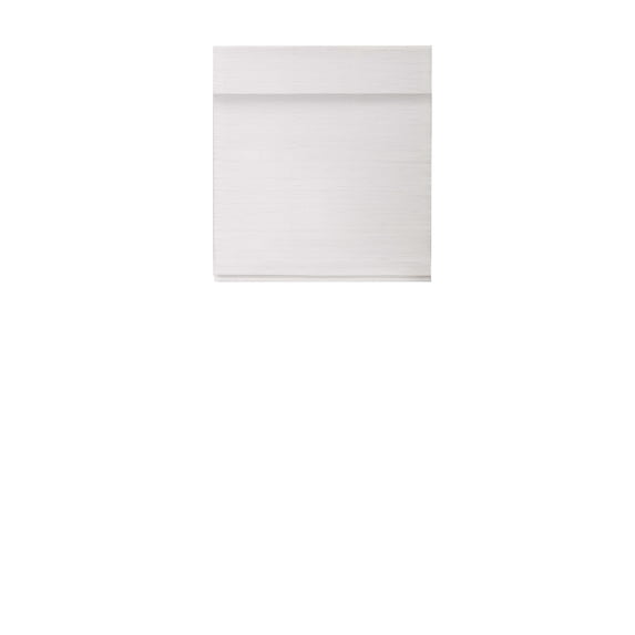 Eclipse Bamboo Cordless Light Filtering Privacy Roman Shade, White, 36 x 72