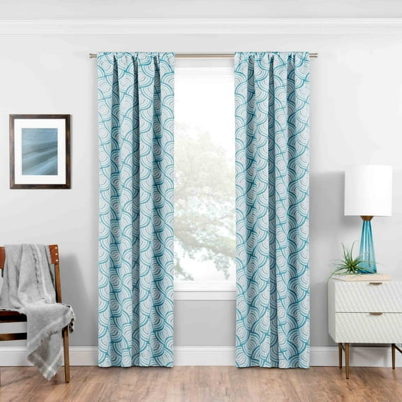 Eclipse Benchley Blackout 37 x 95 Curtain Panel in Teal