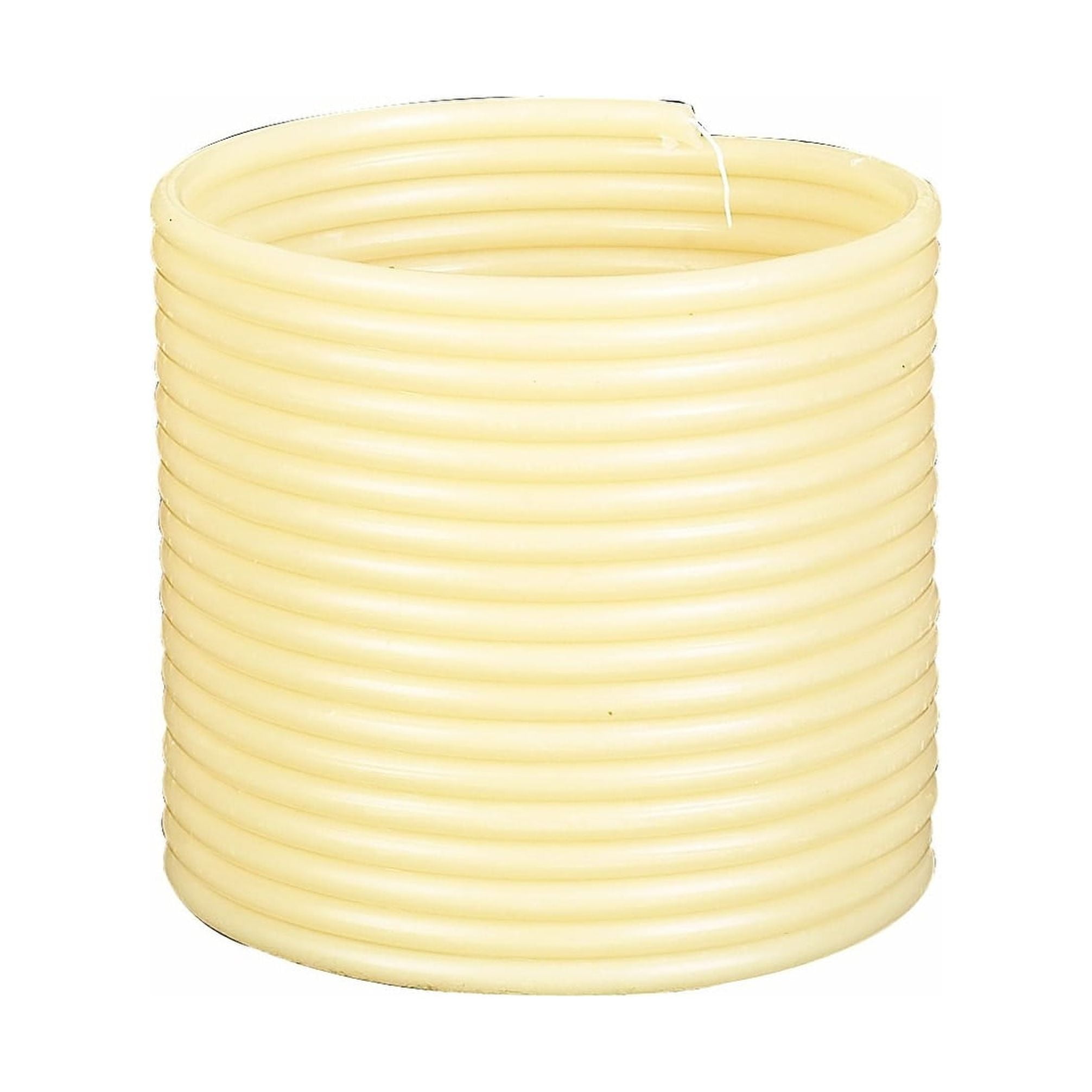 144-Hour Beige Beeswax Coil Candle