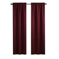 thumbnail image 1 of Eclipse Canova Thermaback Blackout 42 x 84 Window Curtain Panel in Burgundy, 1 of 8