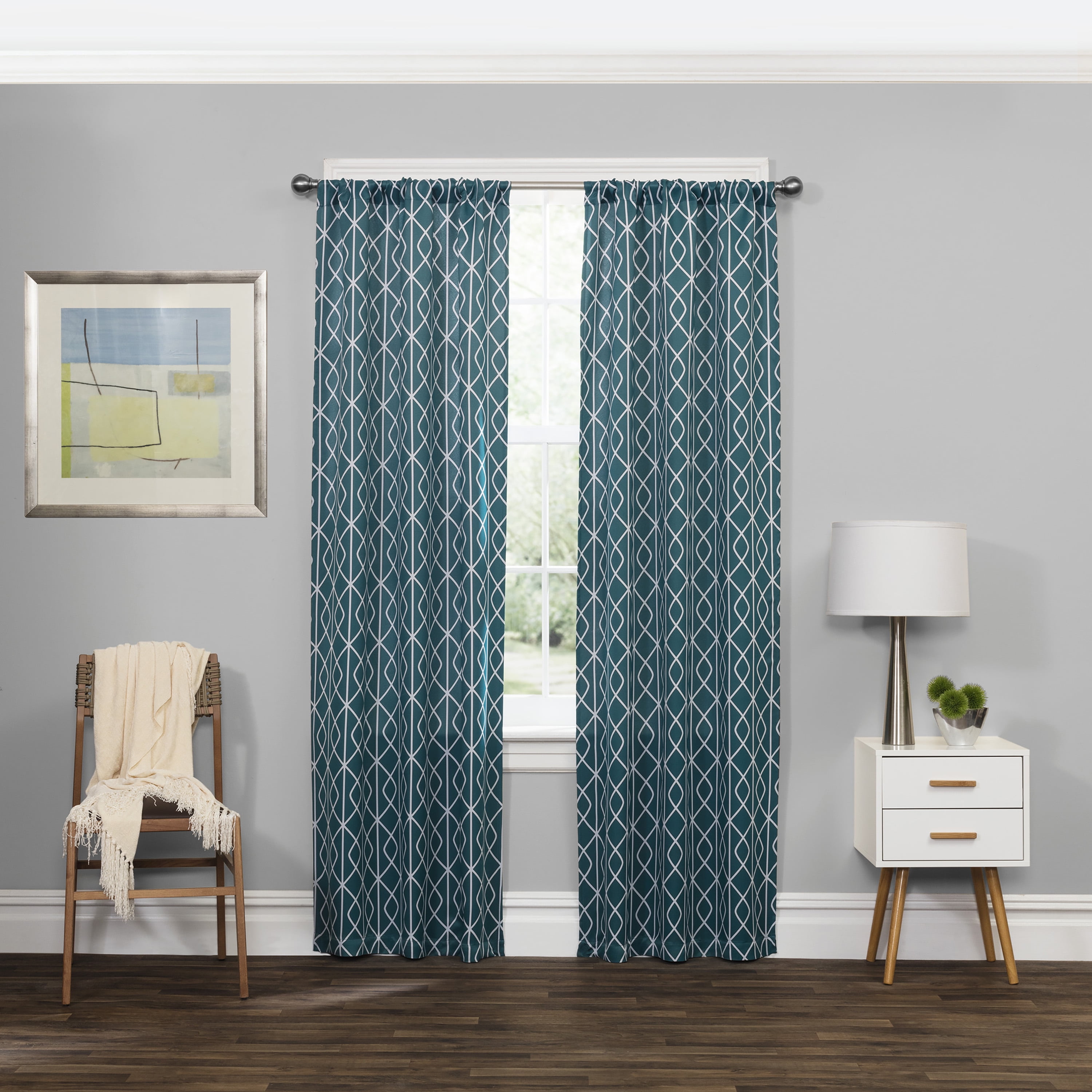 Eclipse Carroll Blackout Window Curtain