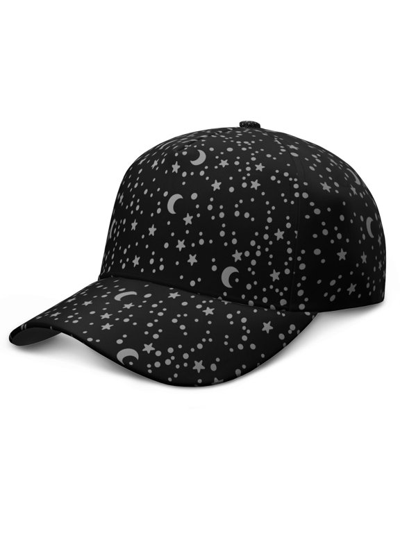 Eclipse & Celestial Map Baseball Cap - Unisex Adjustable Snapback Hat for Sports & Fashion