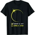 thumbnail image 1 of Eclipse Checklist Total Solar Eclipse April 8 2024 Eclipse T-Shirt, 1 of 5
