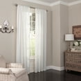 thumbnail image 1 of Eclipse Chelsea UV Light Filtering 52 x 84 Curtain Panel in White, 1 of 1