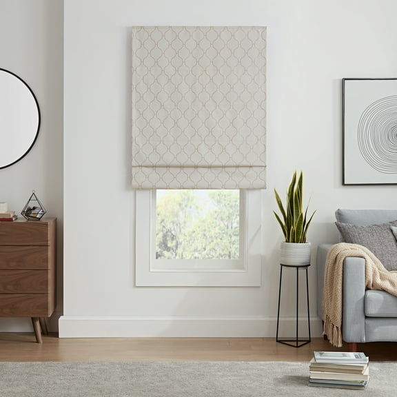 Eclipse Cordless 100% Blackout Polyester Roman Window Shades, 31" x 64"