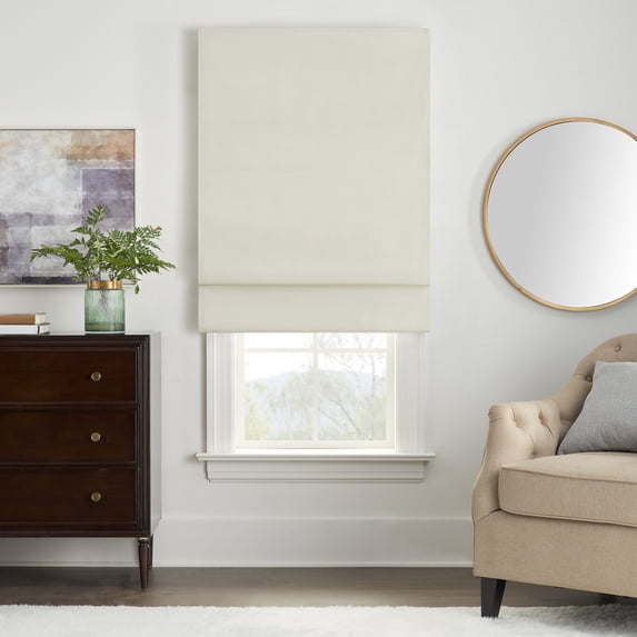 Eclipse Cordless Blackout Polyester Shade, Off-White, 31 in x 64 in