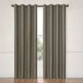 thumbnail image 1 of Eclipse Dane Grommet Blackout Energy-Efficient Single Curtain Panel, Smoke Gray, 52x63, 1 of 4