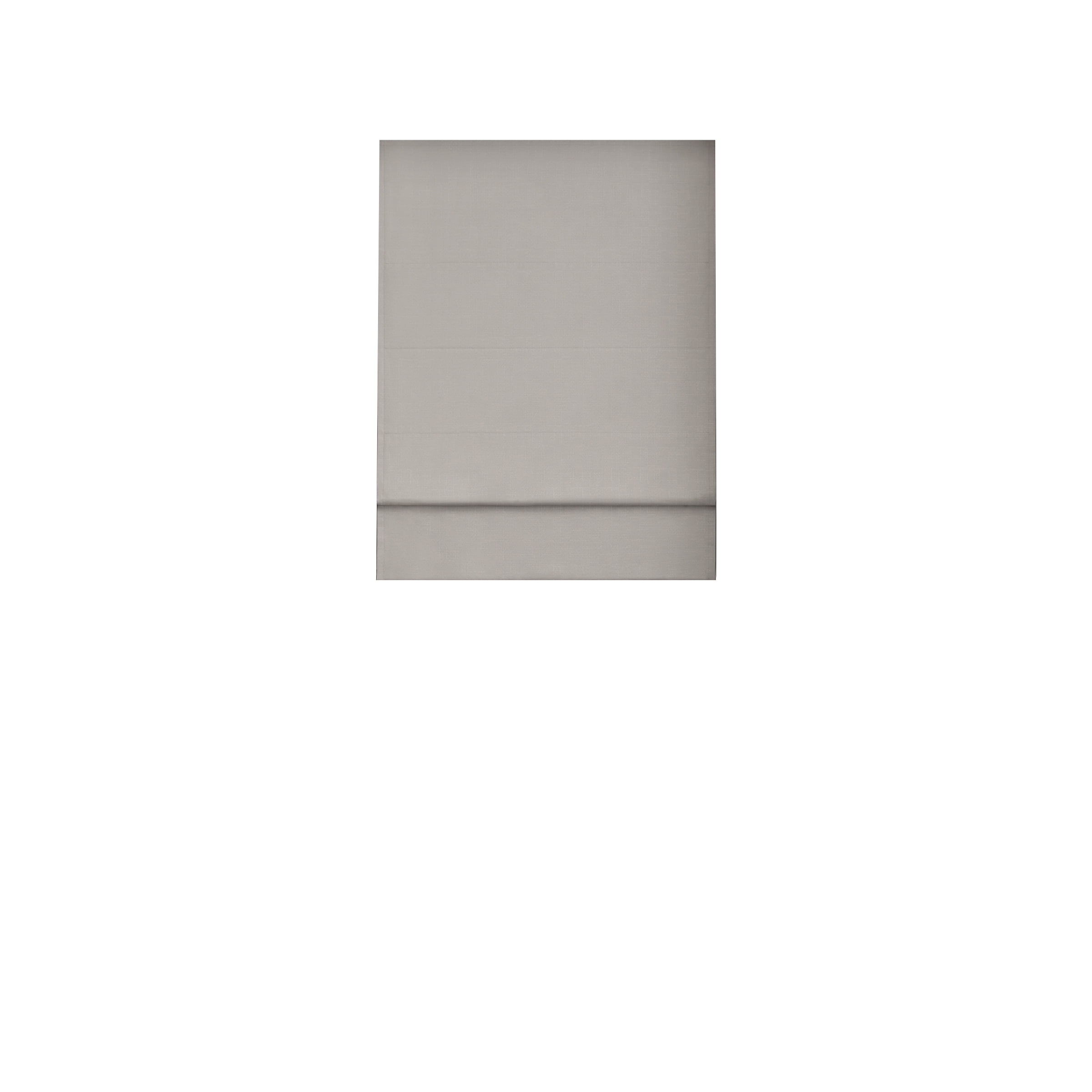 Gray Cordless Blackout Outdoor Roman Shade 33" x 64"