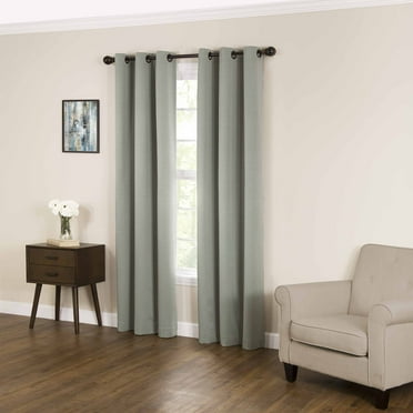 Eclipse Derby Fashion Blackout Window Curtain 40" x 84", Blue