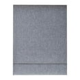 thumbnail image 1 of Eclipse Drew Textured Solid, 100% Total Blackout, Cordless Roman Shade, Blue, 31 x 64, 1 of 12