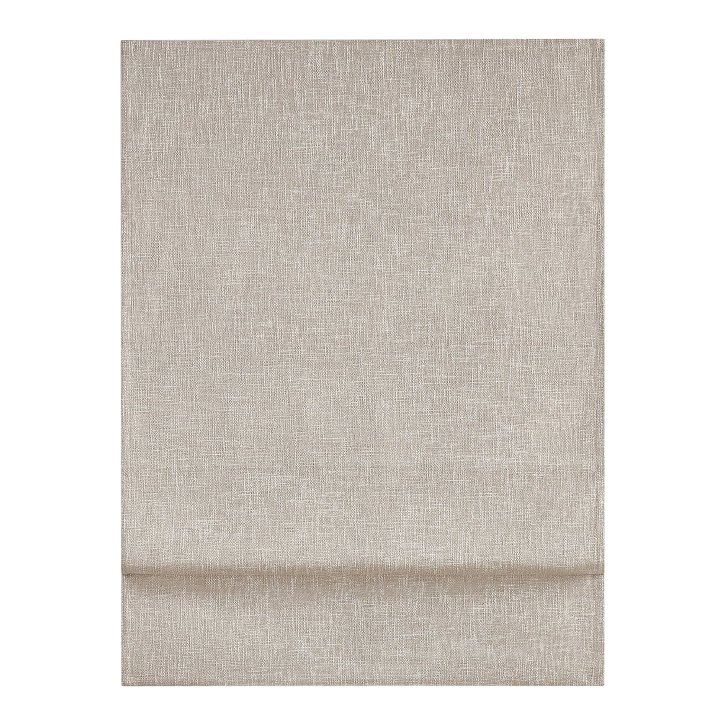 Eclipse Drewton Motorized 100% Blackout Cordless Roman Shade, 27"x64", Linen