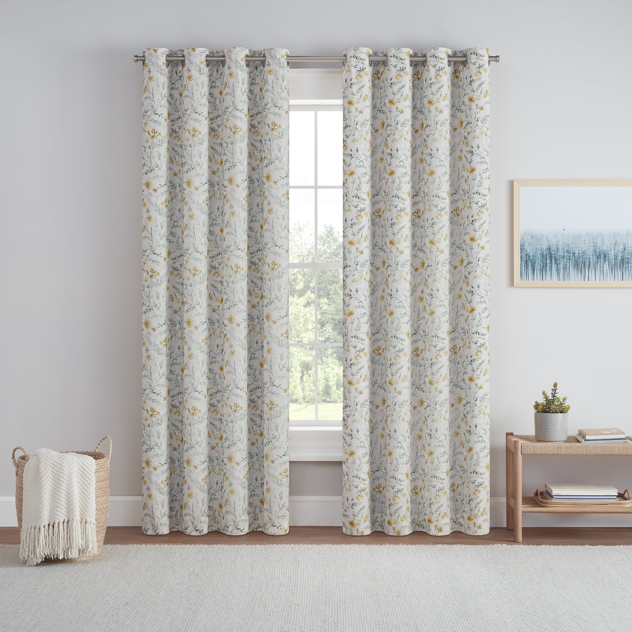 Aloe Green Blackout Grommet Window Panel, 84" x 50"