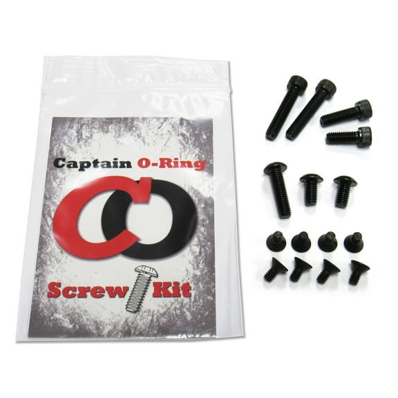 Eclipse Ego9, Ego10, Ego11, Etek3, Etek4, Etha Blackout Screw kit By Captain O-Ring