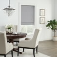 thumbnail image 1 of Eclipse Faux Silk Cordless Roman Shade 100% Blackout 36 in Wide x 64 in Long, Grey, 1 of 1