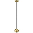 thumbnail image 1 of Eclipse Globe Pendant Light in Brass, 1 of 10