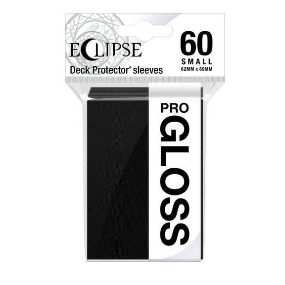 Card Supplies Eclipse Pro-Gloss Jet Black Card Sleeves