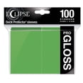 thumbnail image 1 of Ultra PRO: Standard 100ct Sleeves - Eclipse Gloss (Lime Green), 1 of 11