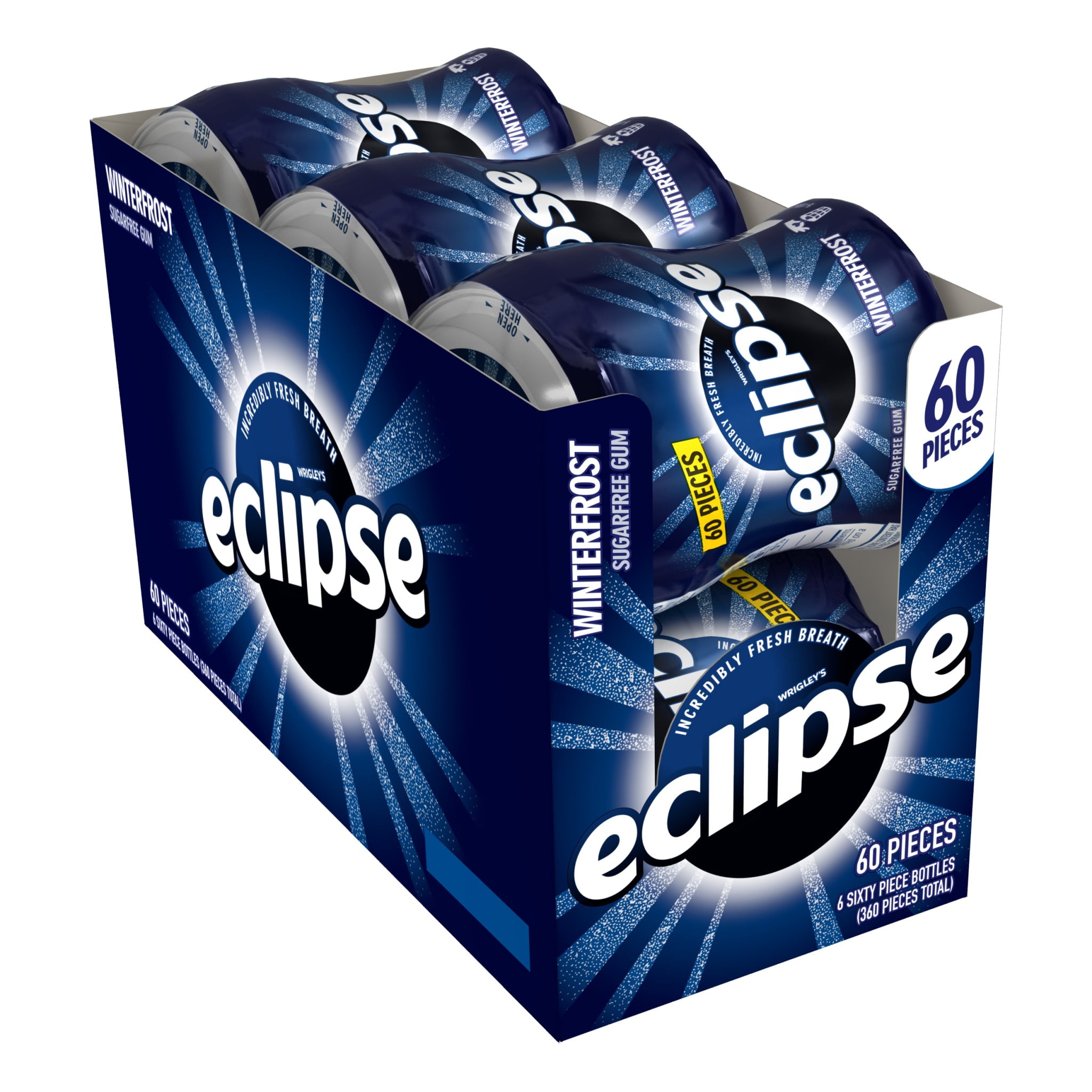 Eclipse Winterfrost Sugar-Free Gum, 4 pk / 60 ct - Food 4 Less