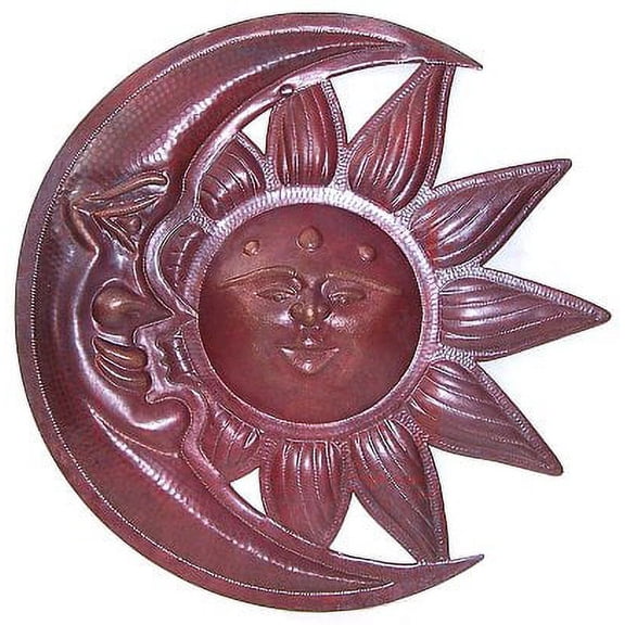 Eclipse Hammered Natural Copper Sunface