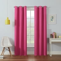 Eclipse Kendall Grommet Blackout Curtains, 84 In Long x 42 In Wide, Raspberry