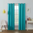 thumbnail image 1 of Eclipse Kendall Grommet Blackout Curtains, 84 In Long x 42 In Wide, Turquoise, 1 of 122